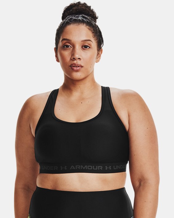 αθλητικα σουτιεν Under Armour Armour® Mid Crossback γυναικεια μαυρα / γκρι | CaUsi3tpEgD