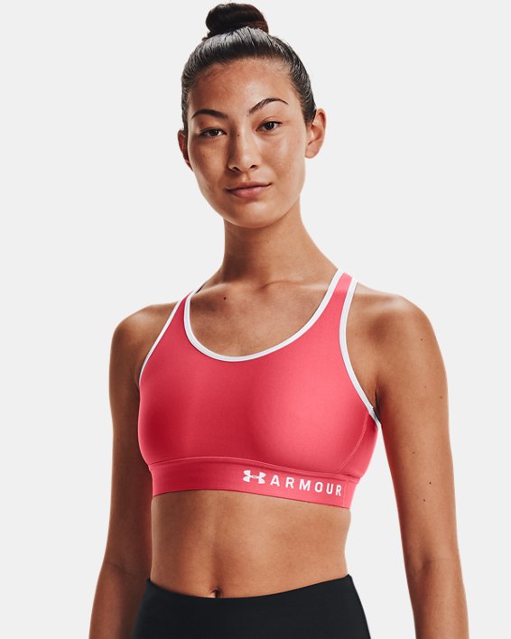 αθλητικα σουτιεν Under Armour Armour® Mid γυναικεια ασπρα | VENQWeBswTK