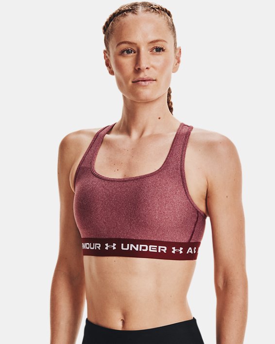 αθλητικα σουτιεν Under Armour Armour® Mid Crossback Heather γυναικεια κοκκινα κοκκινα | WUI393pkCuX