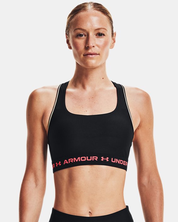 αθλητικα σουτιεν Under Armour Armour® Mid Crossback 80s γυναικεια μαυρα | cfEWwev56qy