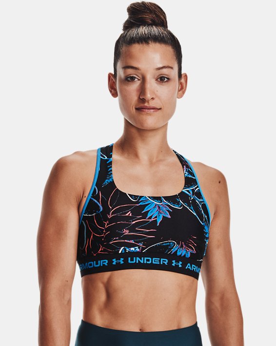 αθλητικα σουτιεν Under Armour Armour® Mid Crossback γυναικεια μπλε / μαυρα | hyQ5Tjjl1tP