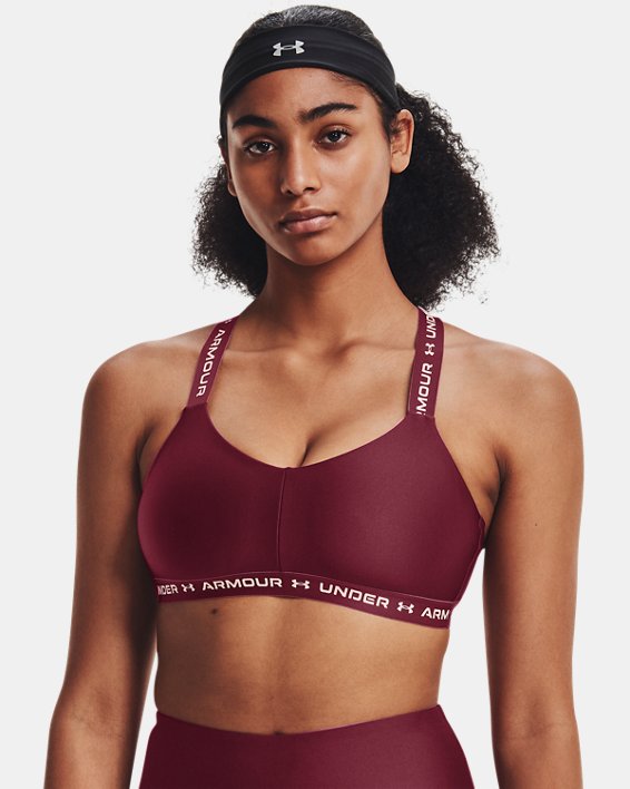 αθλητικα σουτιεν Under Armour UA Crossback Low γυναικεια κοκκινα / ροζ | JpGmZyIz84o