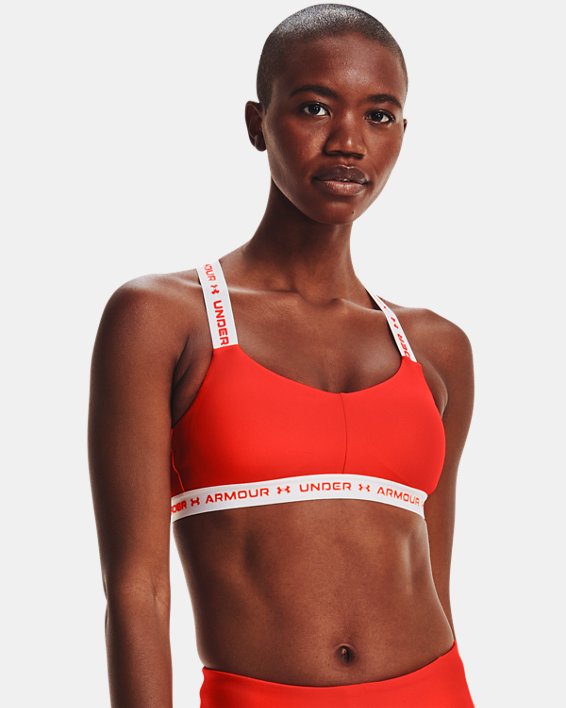 αθλητικα σουτιεν Under Armour UA Crossback Low γυναικεια κοκκινα / ασπρα | fZxdyX94Jsg