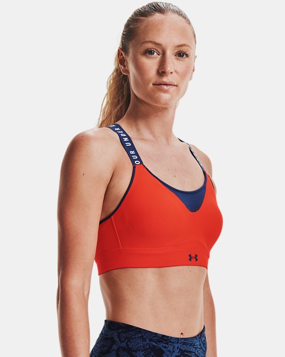 αθλητικα σουτιεν Under Armour UA Infinity High γυναικεια κοκκινα / μπλε σκουρο | LJo8okPvjG3