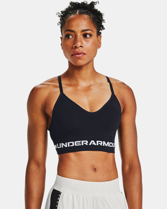 αθλητικα σουτιεν Under Armour UA Seamless Low Long γυναικεια μαυρα / γκρι | z2vCflp2Ly9
