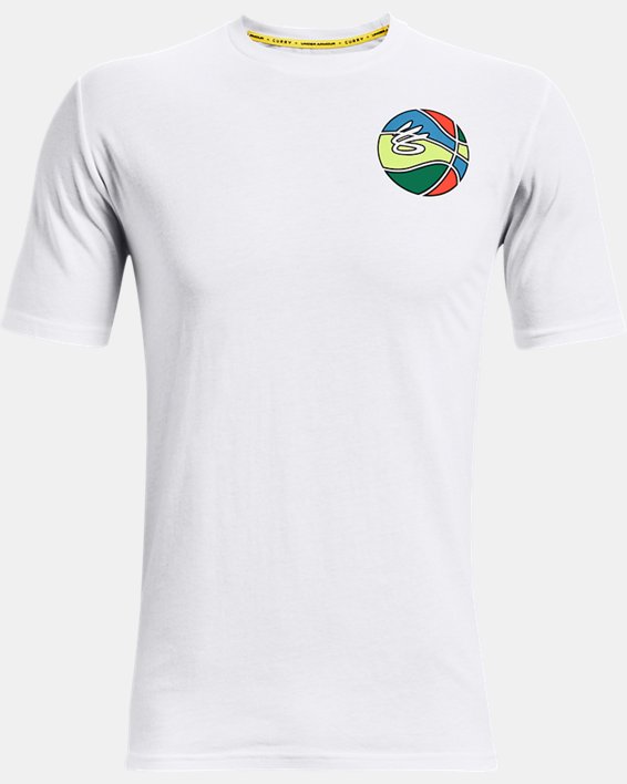αμανικα μπλουζακια Under Armour Curry Basketball Graphic T-Shirt ανδρικα ασπρα / κοκκινα | qQPSR2mBt