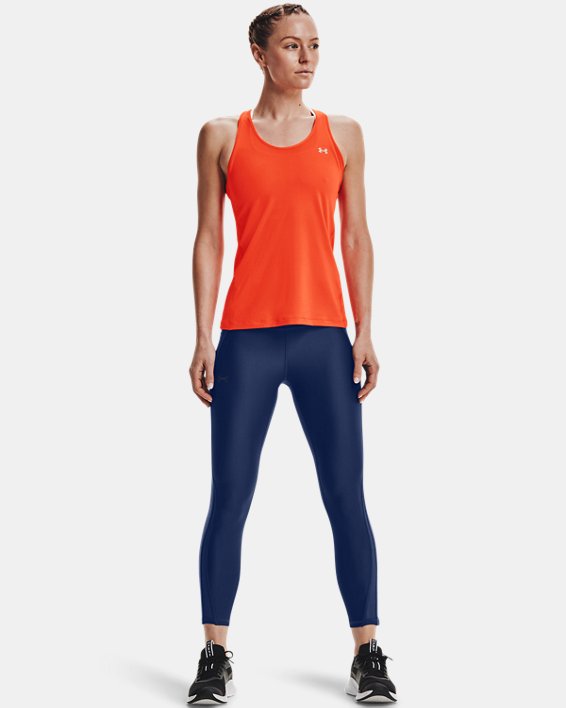 αμανικα μπλουζακια Under Armour HeatGear® Armour Racer γυναικεια κοκκινα / μεταλλικός ασημι | T3Cxy9