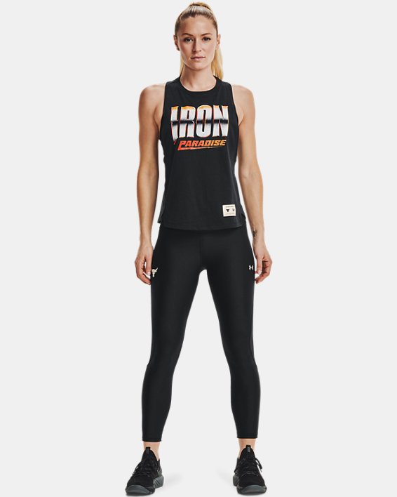 αμανικα μπλουζακια Under Armour Project Rock Iron γυναικεια μαυρα | smj8WpdPOcg