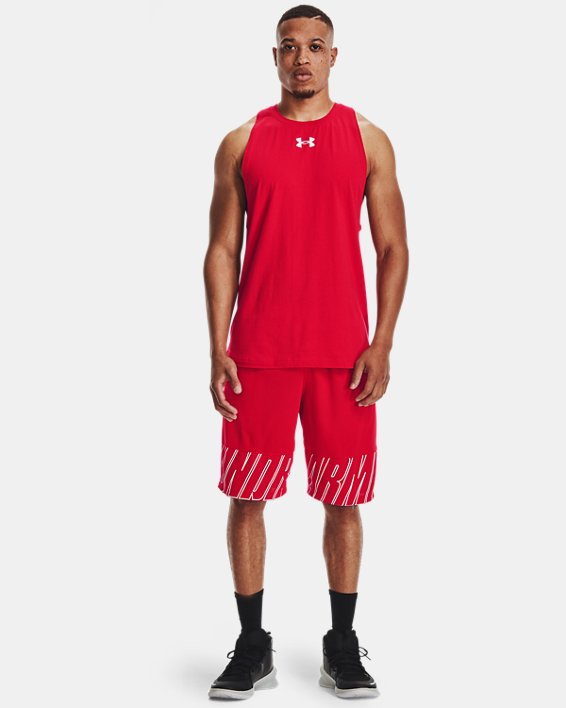 αμανικα μπλουζακια Under Armour UA Baseline βαμβακερα ανδρικα κοκκινα / ασπρα | Z49tEE5oufR