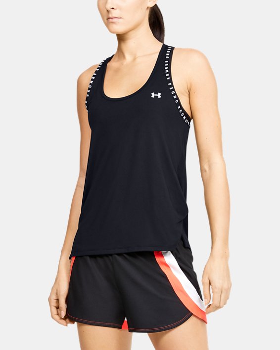 αμανικα μπλουζακια Under Armour UA Knockout γυναικεια μαυρα / ασπρα | Uztjky5KMGB
