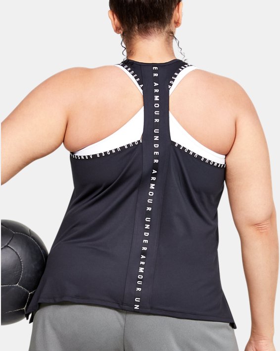 αμανικα μπλουζακια Under Armour UA Knockout γυναικεια μαυρα / ασπρα | XcoXpYsUHal