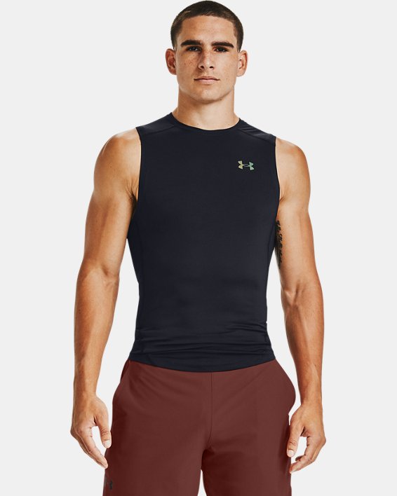 αμανικα μπλουζακια Under Armour UA RUSH™ HeatGear® 2.0 Compression αμανικα ανδρικα μαυρα | IJBz3zI5R