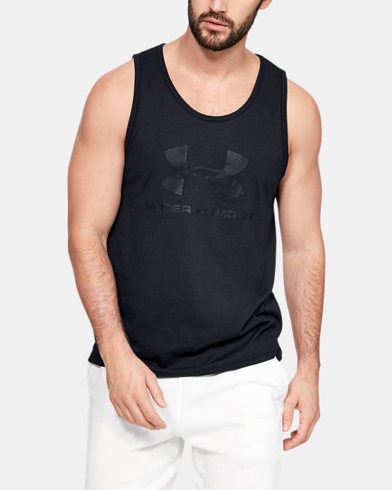 αμανικα μπλουζακια Under Armour UA Sportstyle Logo ανδρικα μαυρα | PRYjPAEvMi7