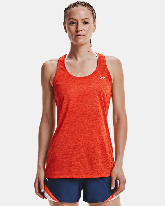 αμανικα μπλουζακια Under Armour UA Tech™ Twist γυναικεια σκούρο πορτοκαλι / κοκκινα | UPNiu67rFwo