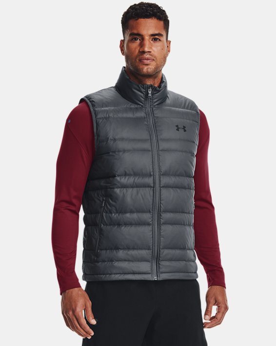 γιλεκο Under Armour UA Armour Down ανδρικα γκρι / μαυρα | BjX2b2SalXk