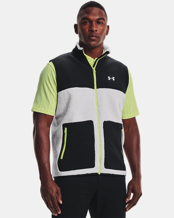 γιλεκο Under Armour UA SweaterFleece Pile ανδρικα γκρι / μαυρα | cERv5tqbZmd