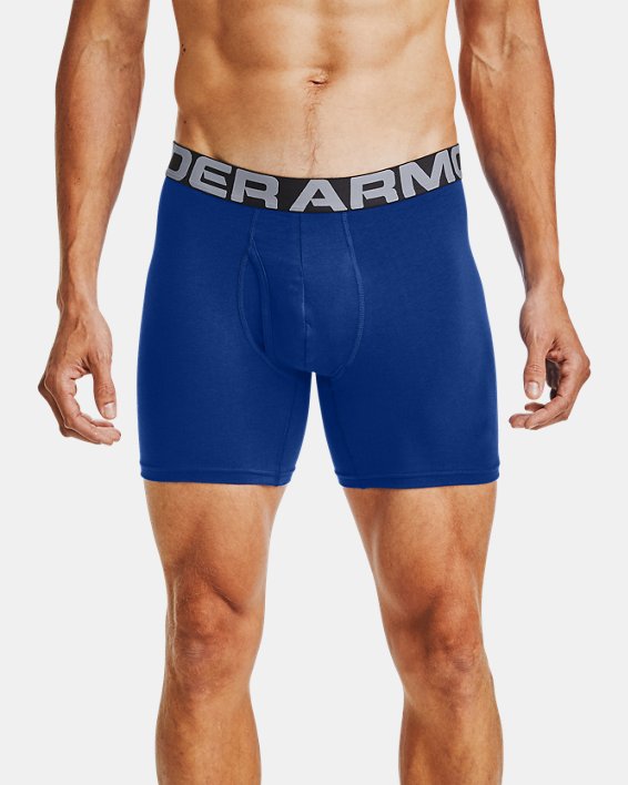 εσωρουχα Under Armour Charged βαμβακερα® 6" Boxerjock® - 3-Pack ανδρικα μπλε ρουά | k82xoLMQDuq