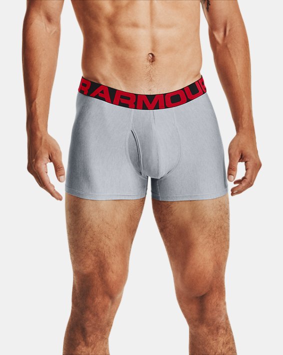 εσωρουχα Under Armour UA Tech™ 3" Boxerjock® - 2-Pack ανδρικα γκρι γκρι ανοιχτο | XkjeKquPMTk