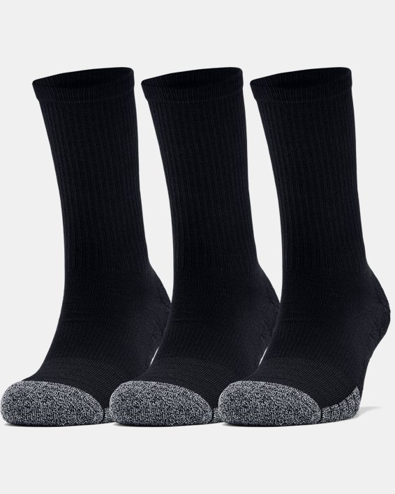 καλτσεσ Under Armour Adult HeatGear® Crew 3-Pack γυναικεια μαυρα / γκρι | 1TOXJnOoEPq