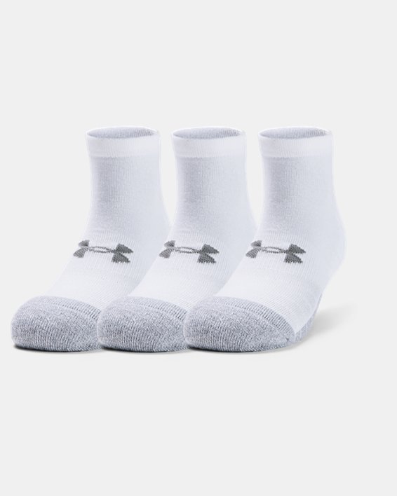 καλτσεσ Under Armour Adult HeatGear® Lo Cut 3-Pack γυναικεια ασπρα / γκρι | e35ne9DN2Ai