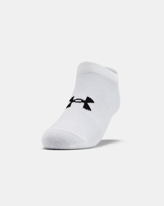 καλτσεσ Under Armour UA Essentials No Show - 6-Pack γυναικεια ασπρα / ροζ | gSNm1YH43MD