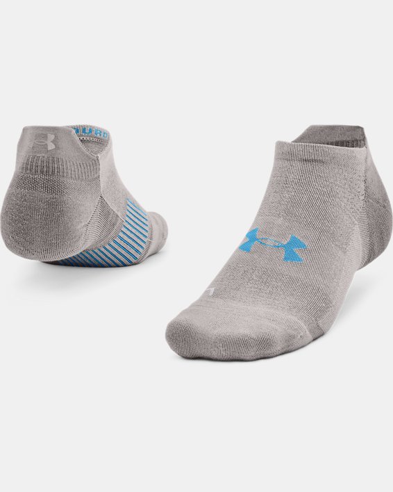 καλτσεσ Under Armour Unisex UA Armour Dry™ Run No Show ανδρικα γκρι | PhgTabLVGHO