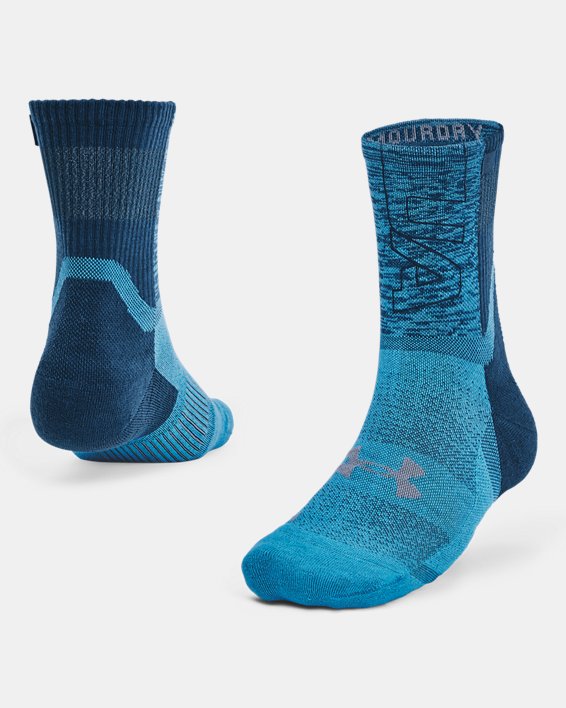 καλτσεσ Under Armour Unisex UA Armour Dry™ Run Crew ανδρικα μπλε / μπλε | jf5f7yQiZ2E