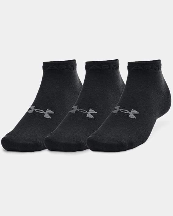 καλτσεσ Under Armour Unisex UA Essential Low Cut 3-Pack ανδρικα μαυρα / γκρι | CL3k2w2smqS