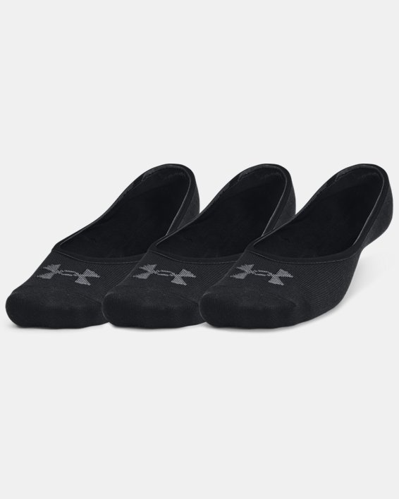 καλτσεσ Under Armour Unisex UA Essential LOLO Liner 3-Pack ανδρικα μαυρα / γκρι | YgEMiPedGxF