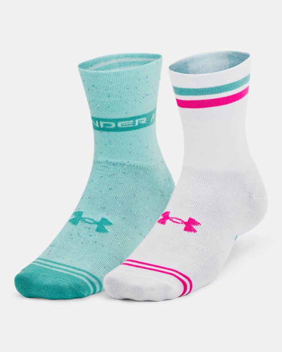 καλτσεσ Under Armour Unisex UA Essential Hi Lo 2-Pack γυναικεια μπλε / ασπρα | kxGYXS56nzs