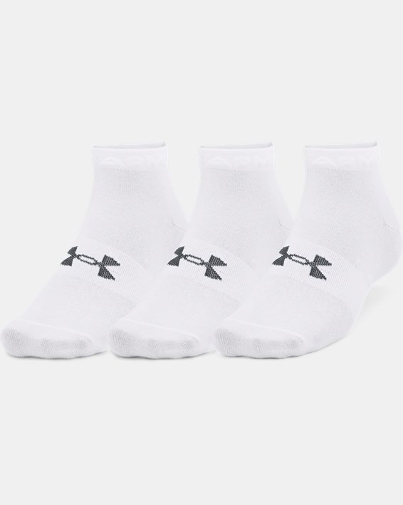 καλτσεσ Under Armour Unisex UA Essential Low Cut 3-Pack γυναικεια ασπρα / γκρι | nrHbepAywF3