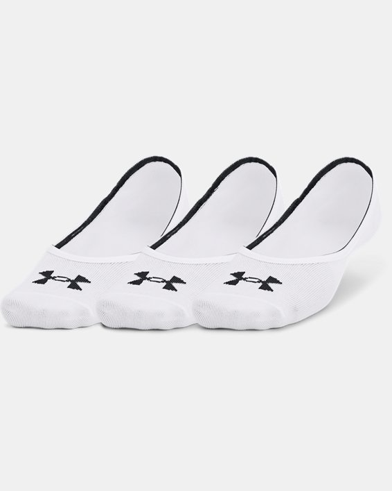 καλτσεσ Under Armour Unisex UA Essential LOLO Liner 3-Pack ανδρικα ασπρα / γκρι | vzg7ObBoozA
