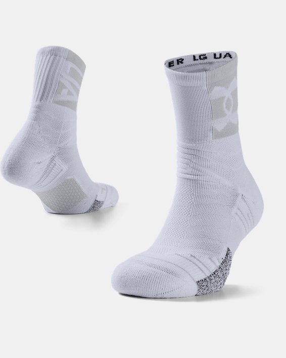 καλτσεσ Under Armour Unisex UA Playmaker Crew ανδρικα ασπρα / γκρι | oEDnDXwpiwF