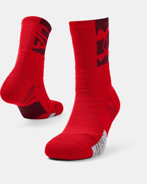 καλτσεσ Under Armour Unisex UA Playmaker Crew ανδρικα κοκκινα | owaSGF4Is6W