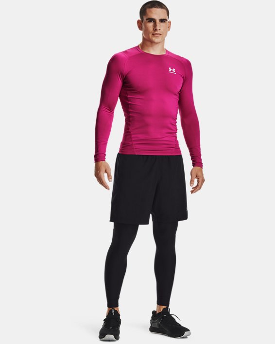 κολαν Under Armour HeatGear® Armour ανδρικα μαυρα / ασπρα | EkxSBX73BYS