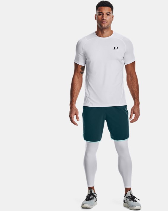 κολαν Under Armour HeatGear® Armour ανδρικα ασπρα / μαυρα | Hq44RYCzXY9
