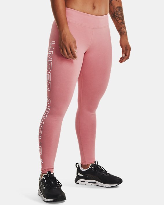 κολαν Under Armour UA Favorite Wordmark γυναικεια ροζ / ασπρα | 9s1NGi2DvUA