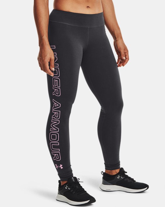 κολαν Under Armour UA Favorite Wordmark γυναικεια γκρι / μωβ ροζ | ZMalpNjA86b