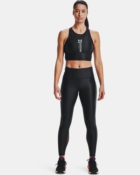 κολαν Under Armour UA Iso-Chill Full-Length γυναικεια μαυρα / ασπρα | XJLQAIsr3PX