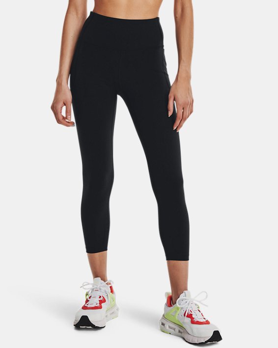 κολαν Under Armour UA Meridian Ankle γυναικεια μαυρα / μεταλλικός ασημι | Q9idBJccv3s