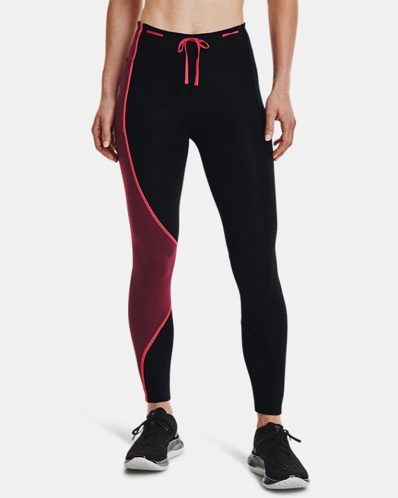 κολαν Under Armour UA Run Anywhere Ankle Tights γυναικεια μαυρα / κοκκινα | SnBCzEKUSGu