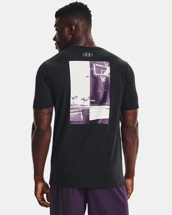 μπλουζακια Under Armour UA Basketball Photo ανδρικα μαυρα / ασπρα | nep3HGnSrtD