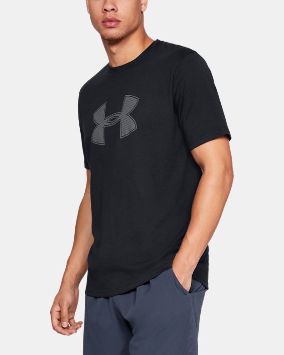 μπλουζακια Under Armour UA Big Logo T-Shirt ανδρικα μαυρα / βαθυ γκρι | bBIgCWcjWhw
