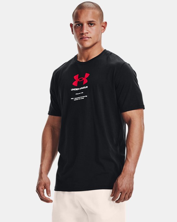 μπλουζακια Under Armour UA Engineered ανδρικα μαυρα / κοκκινα | 8jpBWUQ5eMN