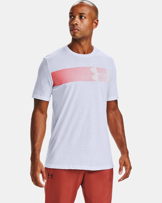 μπλουζακια Under Armour UA Fast Left Chest ανδρικα ασπρα | EThPy83KDFs