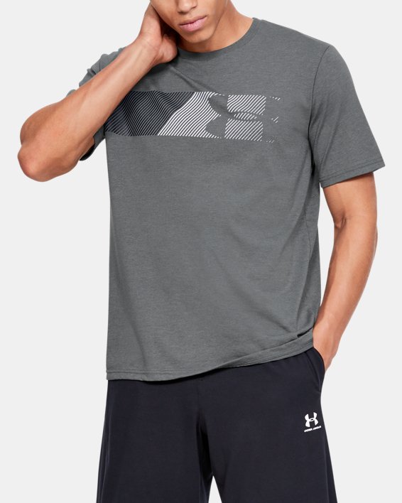 μπλουζακια Under Armour UA Fast Left Chest ανδρικα γκρι / γκρι | GlByQtI7mgh