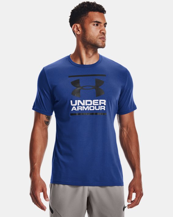 μπλουζακια Under Armour UA GL Foundation T-Shirt ανδρικα μπλε / μαυρα | VTHi4qCh2eH
