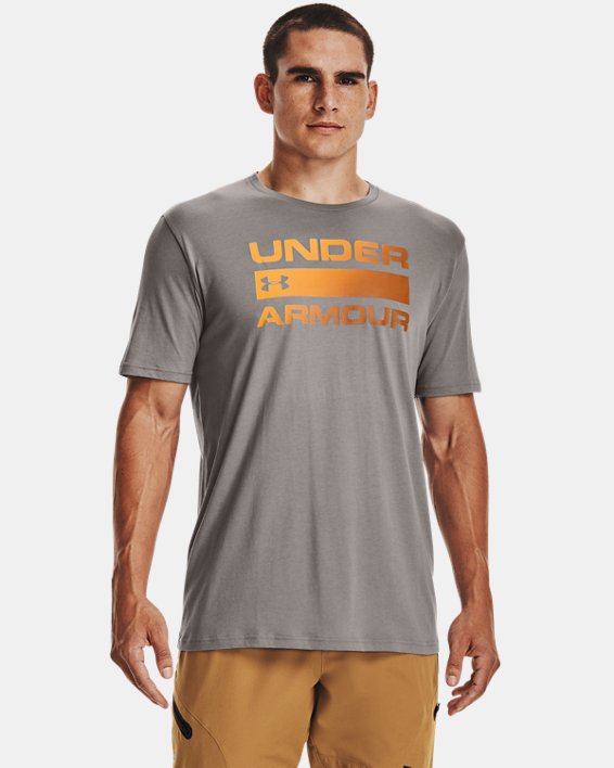 μπλουζακια Under Armour UA Team Issue Wordmark ανδρικα πορτοκαλι | 2r222iyjuAY