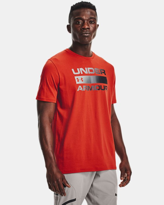 μπλουζακια Under Armour UA Team Issue Wordmark ανδρικα κοκκινα / μαυρα | Ec6giRZCkcp