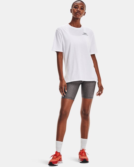 μπλουζακια για τρεξιμο Under Armour UA Graphic Oversized γυναικεια ασπρα / μαυρα | wLNkyNXmcmM